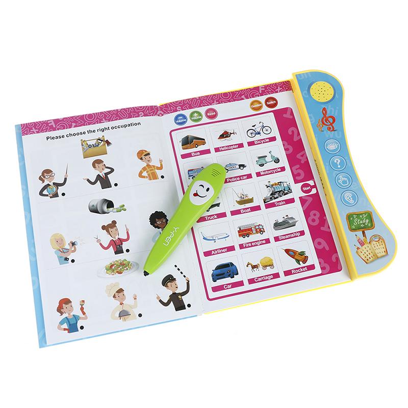 English Reading Learning Book With Smart Logic Pen Educational Toys For Kids
