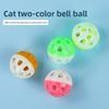 Bell Ball Toys for Puppy & Cat – Pounce Chase Rattle Balls with Bell, Interactive Pet Chew Toy for Indoor Play & Exercise