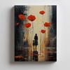 Rainy Melancholy Rainy Melancholy, 70X100 Cm, Dark Brown Wooden Frame, 230 Gsm Matte Paper
