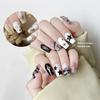 200Pcs Nail Ornament Gold/Silver Charms DIY Crafts Manicure 1/1.5/2/3mm Square Punk Spikes Studs Tip Decoration Metal Rivet