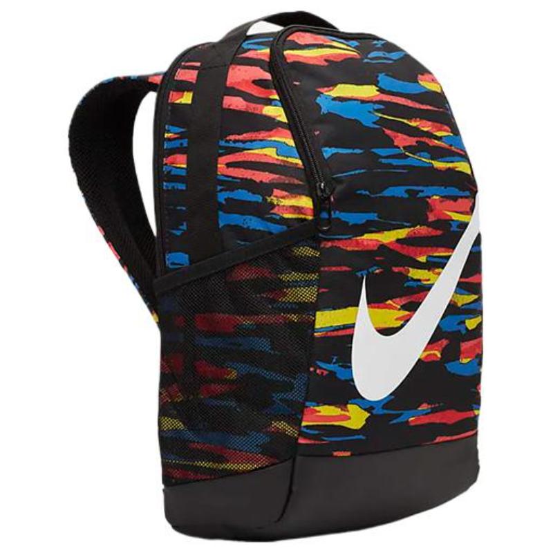 Nike Polyester Backpack Regular Unisex Blue Black Casual BA6192-011