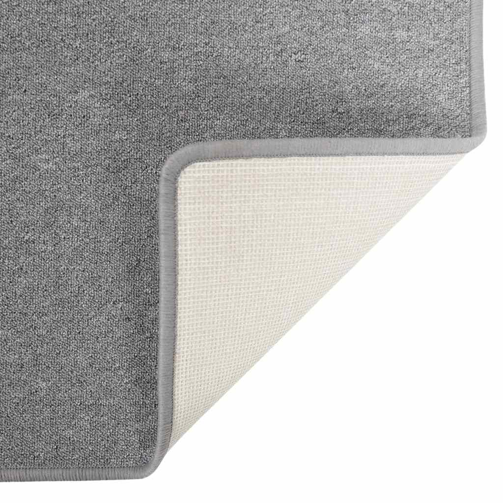 Grey Carpet Runner 80 x 500 cm 100percent Polypropylene