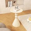 Ironwork Edge Table, Small Apartment, Cream Style Living Room, Circular Creative Coffee Table,sofa Edge Table, Simple and Modern