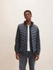 Winter Jacket Tom Tailor Quilted Vest (1031473) Gray Twill Structure