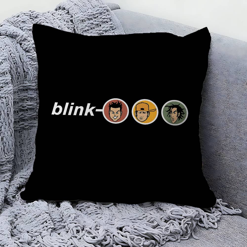 B-Blink 182 Band Pillow Anime Pillow Sofa Bed Head Pillow Cover Cushion Cover 45X45 Cm Fashion