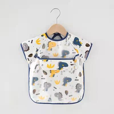 0-1Jahre Niedliche Cartoon Baby Lätzchen Wasserdicht Säugling Essen Kinder Zeichnen Ärmellos Baby Bandana Lätzchen Weiches Baby Lätzchen Mahlzeit Spucktuch