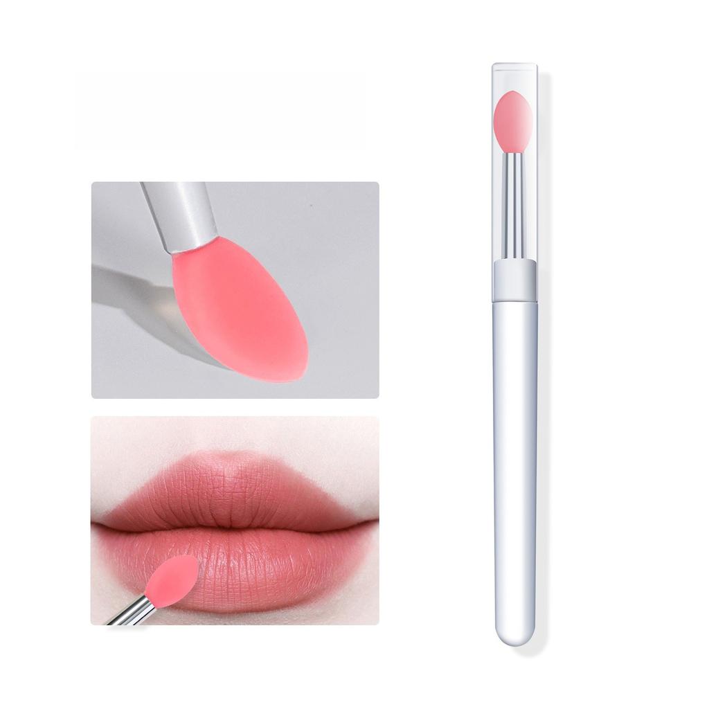 Manicure Transparent Silicone Wand Magic Mirror Powder Aurora Powder Applicator Wand Rubbing Powder Glitter Eyeshadow Portable Multifunctional Brush