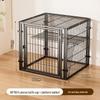 Space-Saving Anti-Escape Cage with Top Cover for Cats and Dogs