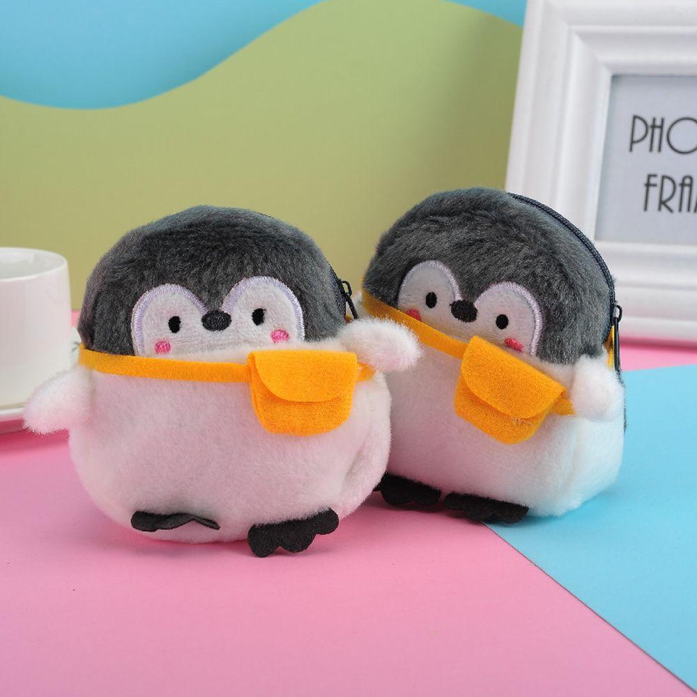 For Girls Children Penguin Korean Money Bag Card Holder Women Coin Purse Zipper Purse Wallets