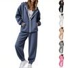 Women's Half Zip Hoodie with Drawstring Hood and Pocket