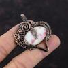 Cinnabarite Copper Wire Wrapped Pendant Handmade Jewelry Gemstone Pendant Wire Wrap Jewelry Gift For Him Cinnabarite Copper Jewelry Ethnic Pendant