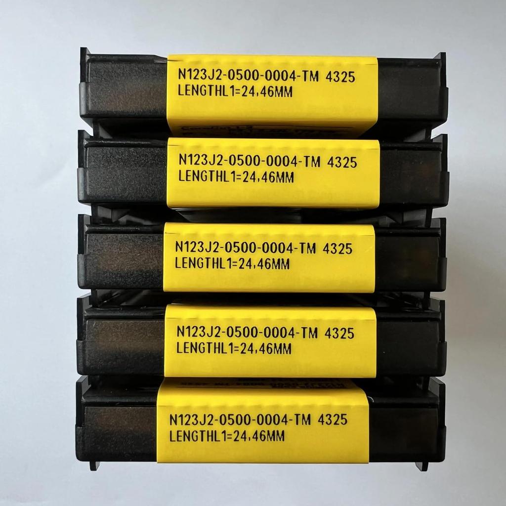 Original Sandvik / N123J2-0500-0004-TM 4325 /CNC CARBIDE tool blade 10 Pcs
