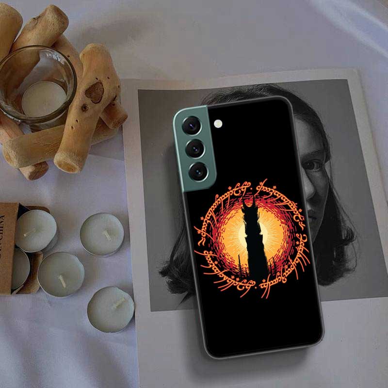 The L-Lord of the R-Rings Phone Case For Samsung S25 Edge S24 FE Galaxy S22 Ultra S21 Plus S20 S23 S10 Plus Cover Silicone Soft