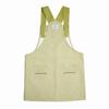 apron with buttons on both sides 258501 Beige [Kusuguru Japan] Cat-shaped M-L