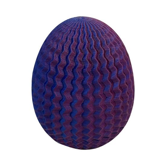 3D Printed Maze Dragon Egg Puzzle Box with Hidden Storage Cavity, Brain Teaser Game for Easter Birthday Holiday Surprise Container