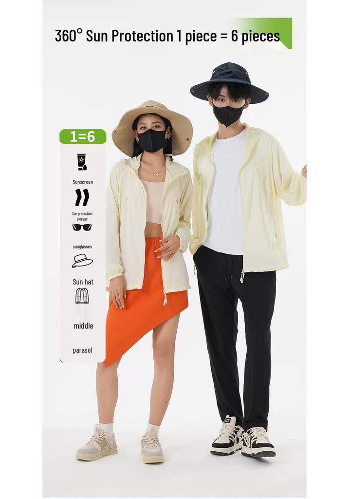 Summer Ultra-Thin UV Protection Windbreaker for Men & Women - Breathable Outdoor Sports & Fishing Wear