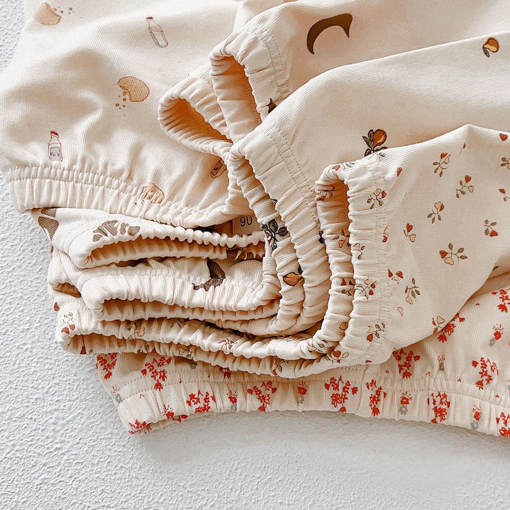 Children's Home Clothes Summer Children's Pajamas Suit Girls Home Clothes Cotton Short-sleeved Suit Cartoon