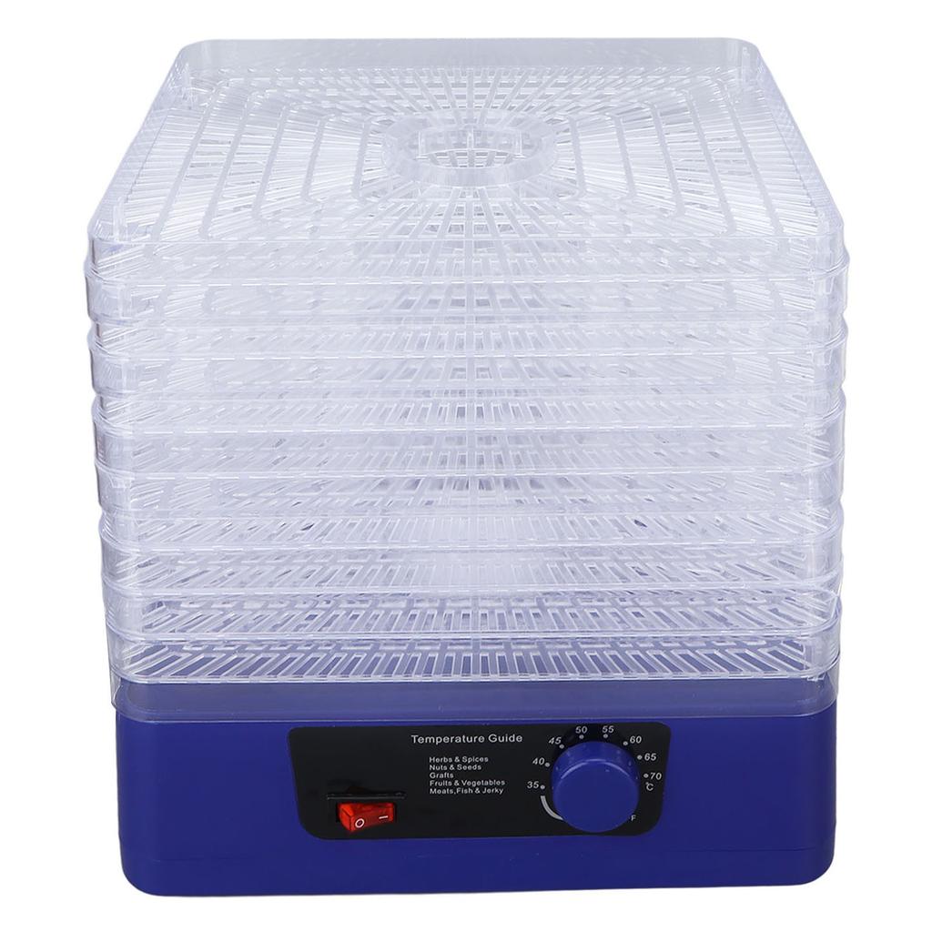 Food Dehydrator Machine High Heat Circulation Fruit Dryer 8 Trays for Kitchen 350WEU Plug 220V