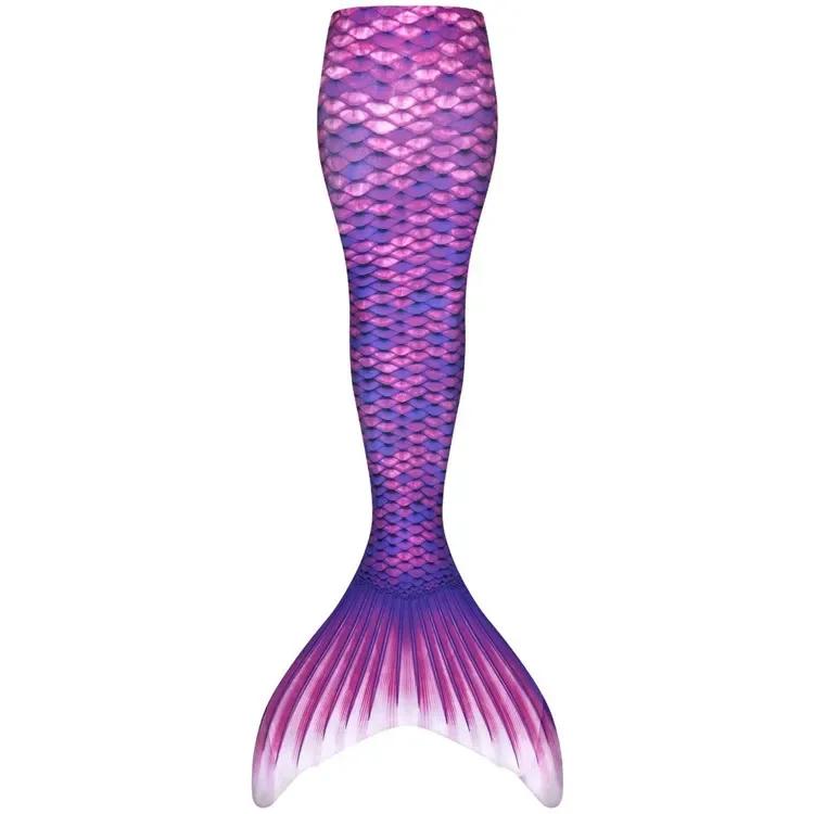 Nieuwe kinderen volwassen zwemmen zeemeermin staart meisje moeder cosplay zeemeermin kostuum kinderen feest cadeau fantasie badpak met monovinvin Kid S purple