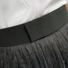 Versatile Teens Waist Belt with Magic Tape Closure Universal Waist Stretch Belt for Adult Unisex Coat Dress Decors