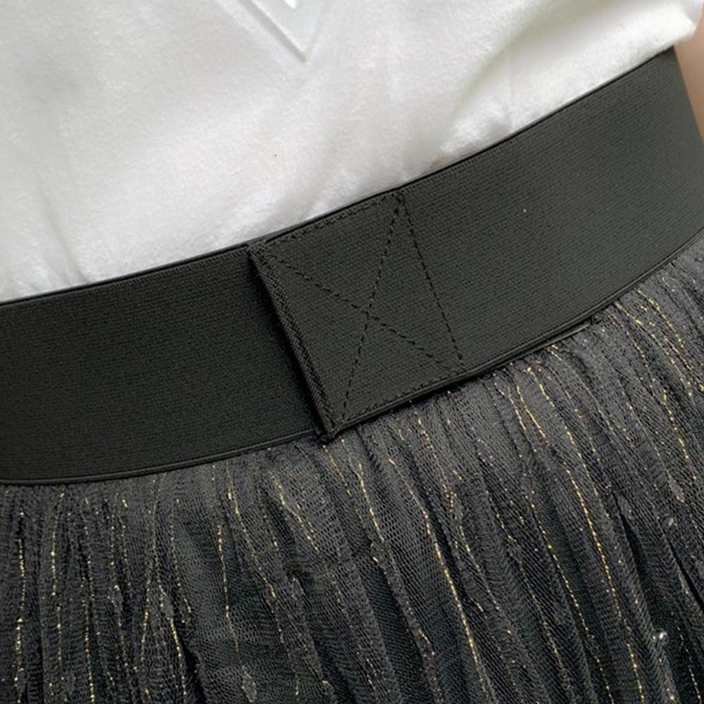 Versatile Teens Waist Belt with Magic Tape Closure Universal Waist Stretch Belt for Adult Unisex Coat Dress Decors