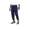 Essentials Baseline Logo Imprimé Polaire Cordon de Serrage Poignets côtelés Tricot Jogging Homme Jogging Bleu Nuit FD7345-410