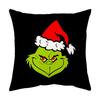 Christmas Happy Throw Pillow Cover, 18 X 18 Inch, Winter Holiday Cushion Cover Sofa Decor