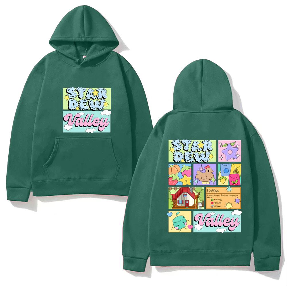 Stardew Valley GAME HOODIE New Style Casual High Quality Harajuku Sweatshirt with Hooded Fleece for Autumn/Winter Comfortable Hoody
