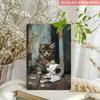 Pc Retro Popcorn Metal Sign  HOT  FRESH Red  White Striped Bucket Design Vintage Wall Art for Home Kitchen Garden or