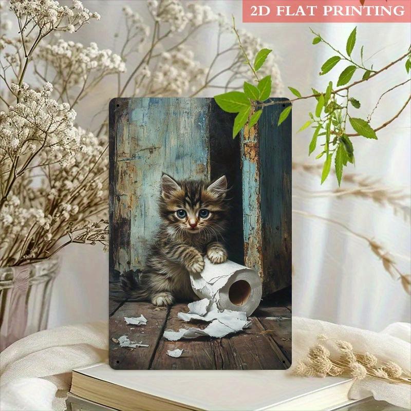 Pc Retro Popcorn Metal Sign HOT FRESH Red White Striped Bucket Design Vintage Wall Art for Home Kitchen Garden or