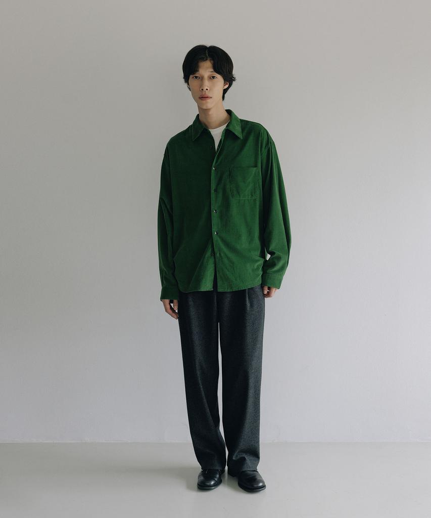 BLANKROOM Corduroy Shirt_Coconut