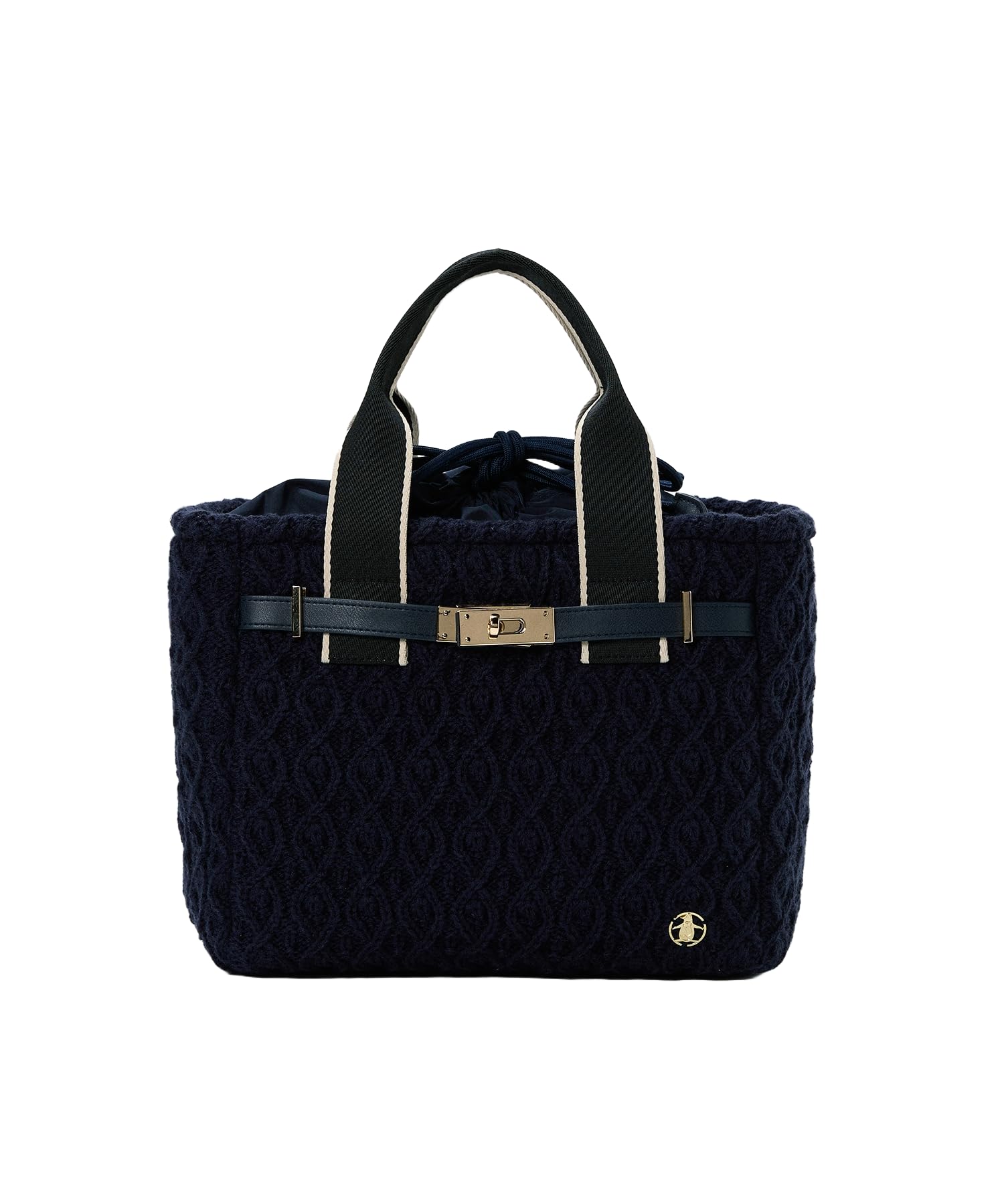 

[Munsingwear] Cart Bag Knit Drawstring Penguin Charm Town Use Golf MG4FTT44L Women s NV00 (военно-морской флот)