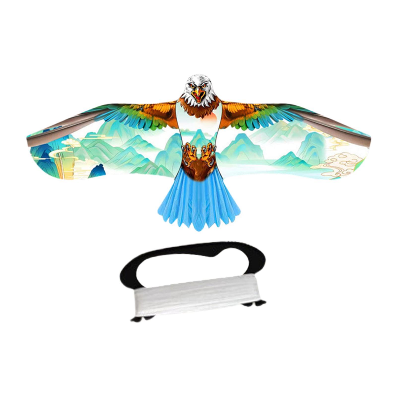 

Huge Eagle Kite Outdoor Activities 3D Lifelike Flying Toy Game Beginner Kite for Girls Boys Beach Beginner Adults Grassland