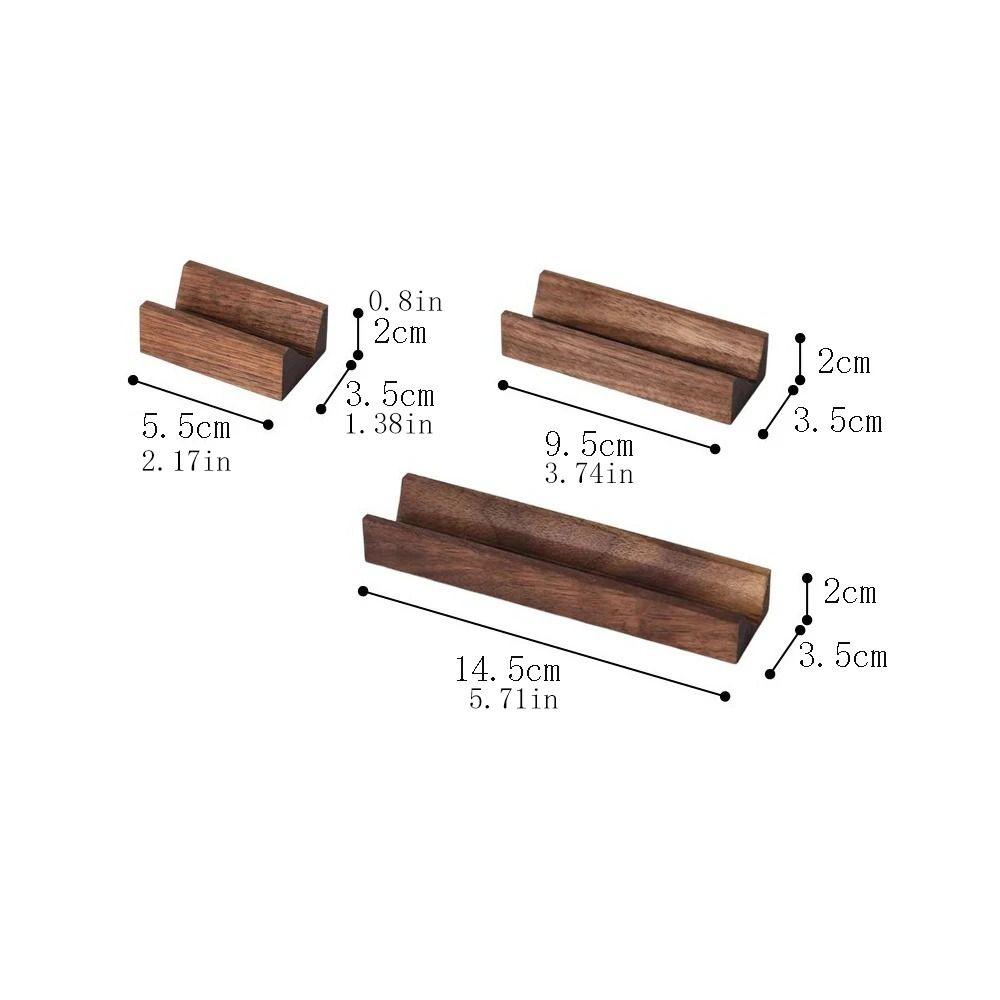 Wood Base Ring Display Rack Walnut Jewelry Photography Props Ring Holder  Jewelry Store