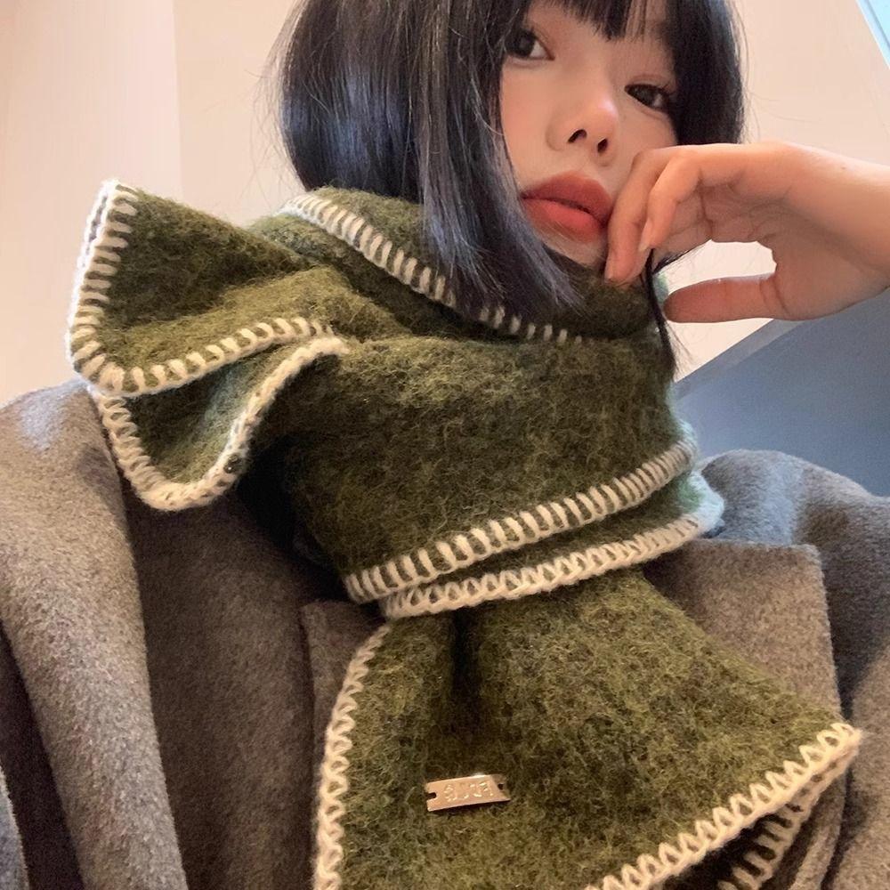 Soft Long Scarves Windproof Motorcycle Scarf Advanced Winter Cashmere Scarf  Unisex