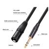6.35mm 6.5 Jake 3pole Stereo Male Plug Connector Cable to Microphone XLR male Audio 3Pin Speaker XLR for HDTV DVD 1m/1.8m/3m