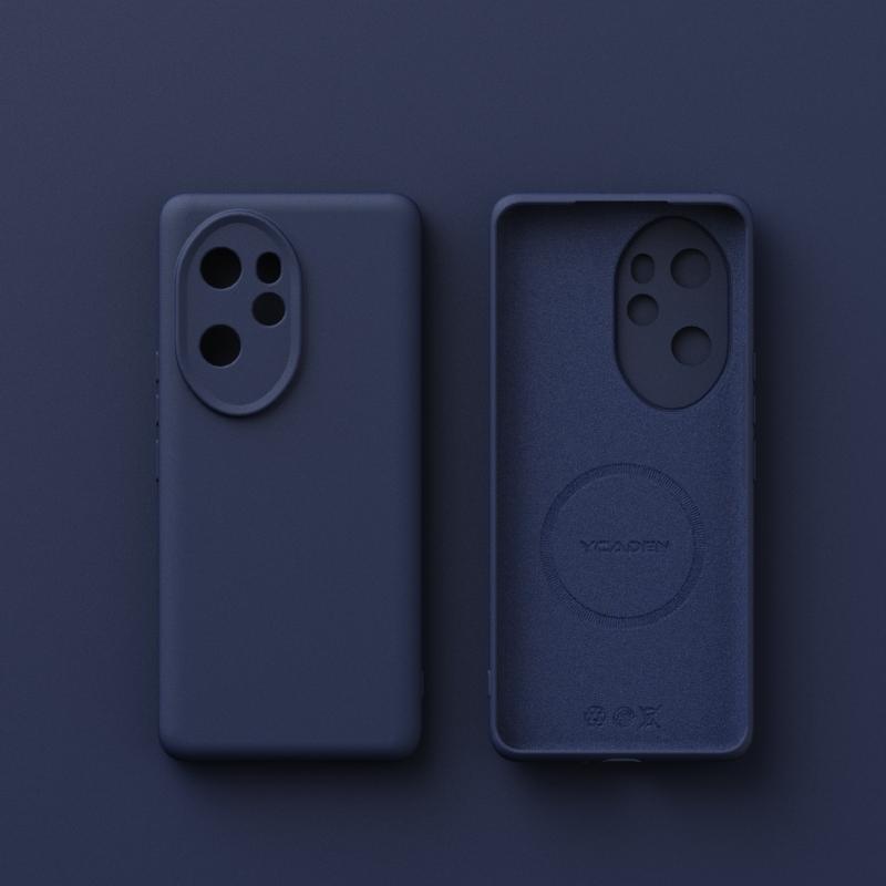 Original Liquid Silicone For Magsafe Case For Huawei Honor 500 300 200 X60 Magic 7 6 5 Pro Magnetic Wireless Charging Soft Cover