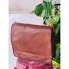Men's Rare Goat Leather Vintage Laptop Messenger Handmade Universal Bag Satchel