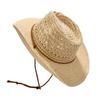 Cappello Estate Cappello di Paglia Cappello da Spiaggia Tempo Libero Protezione Solare Cappello Parasole da Uomo Outdoor Spiaggia Moda Cappello da Sole Viaggio