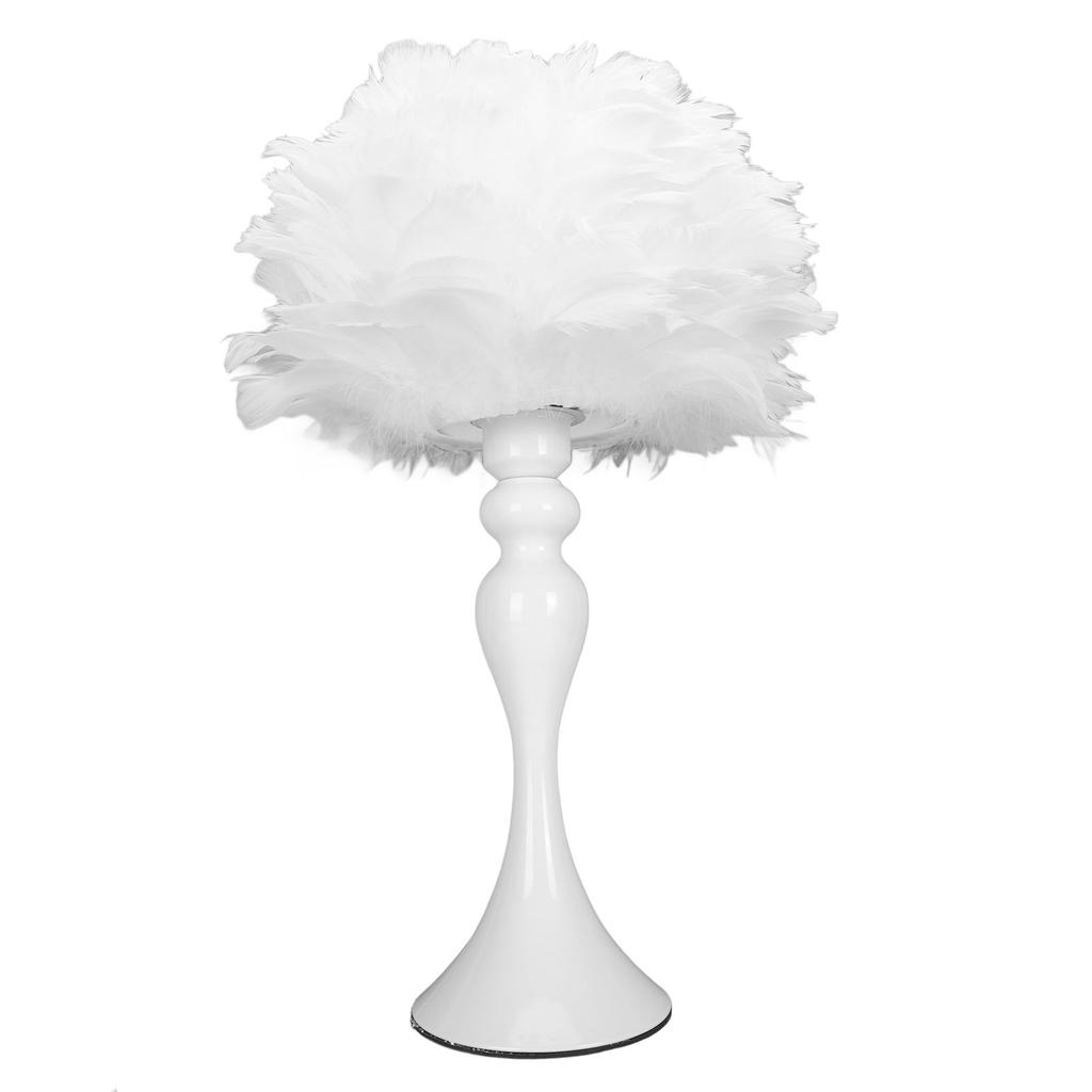 Feather Desk Lamp Romantic Fashionable Decorative Bedside Lamp for E27 E26 Bulb Bedroom