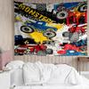 Truck Print Tapestry, Backdrop, Easy Setup, Ideal for Bedroom, Office & Living Room, with Aesthetic Wall Hanging Decor.