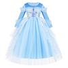 Children's Pure Cotton Cinderella Puffy Dress - Elsa Princess Style for Halloween & June 1st Children's Day.