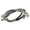 89716 Stainless Brake Lines Sets For Jeep Wrangler 2.0L 3.6L 3.8L 2007 2008 2009 2010 2011 2012 2013 2014 2015 2016 2017 2018