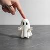 Decorative Stress Toy Cute Ghost Fidget Toy, Press Interactive Figurine, Funny Desk Figurine for Relief Halloween Statue Office Home Holiday