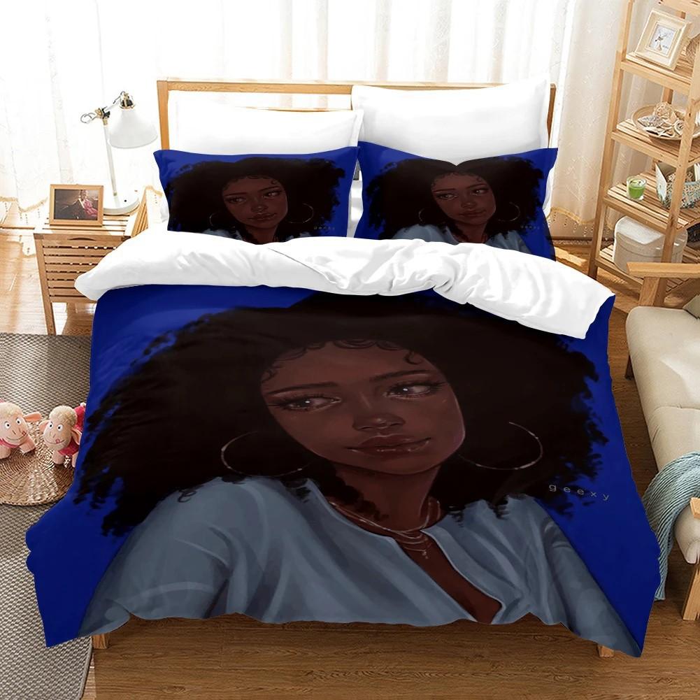 Three-Piece Quilt Cover 3D Digital Printing Bedding Home Textile Three-Piece Set