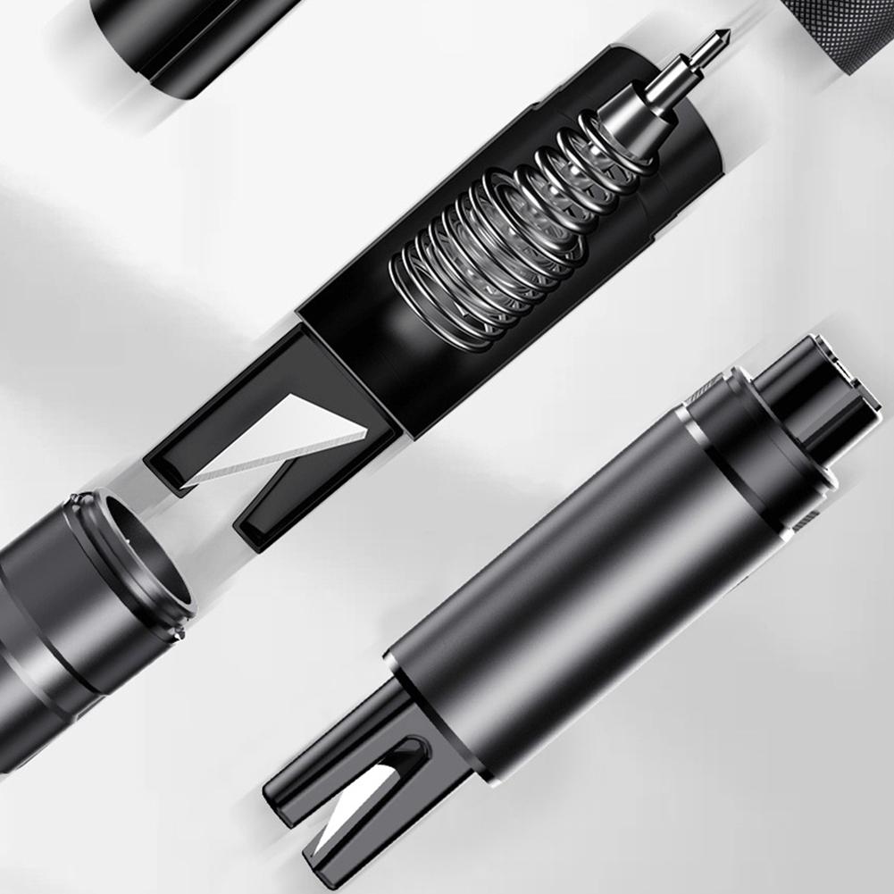 Car Safety Hammer with Glass Base Mini Car Safehammer Seatbelt Cutter Window Glass Breaker Cars Vehicle Escape Tool