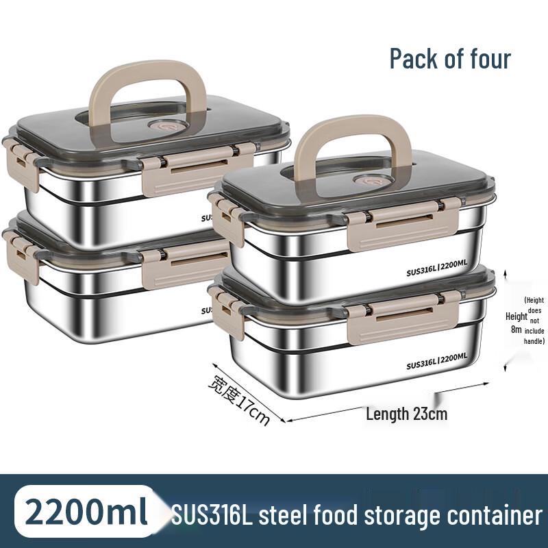 316 Stainless Steel Food Storage Container