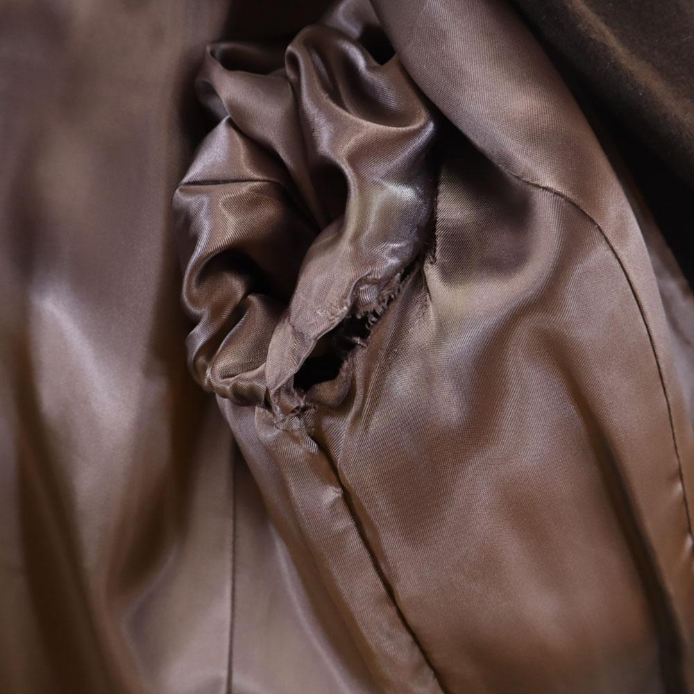 Ralph Lauren Made In Japan Stainless Collar Coat 7 Brown Women Used