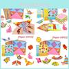 Colorful Paper Folding Set For Kids' Handicrafts And Brain Development
