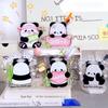 Creative Panda Pen Holder Cartoon Makeup Brush Storage Bucket  Desktop Storage